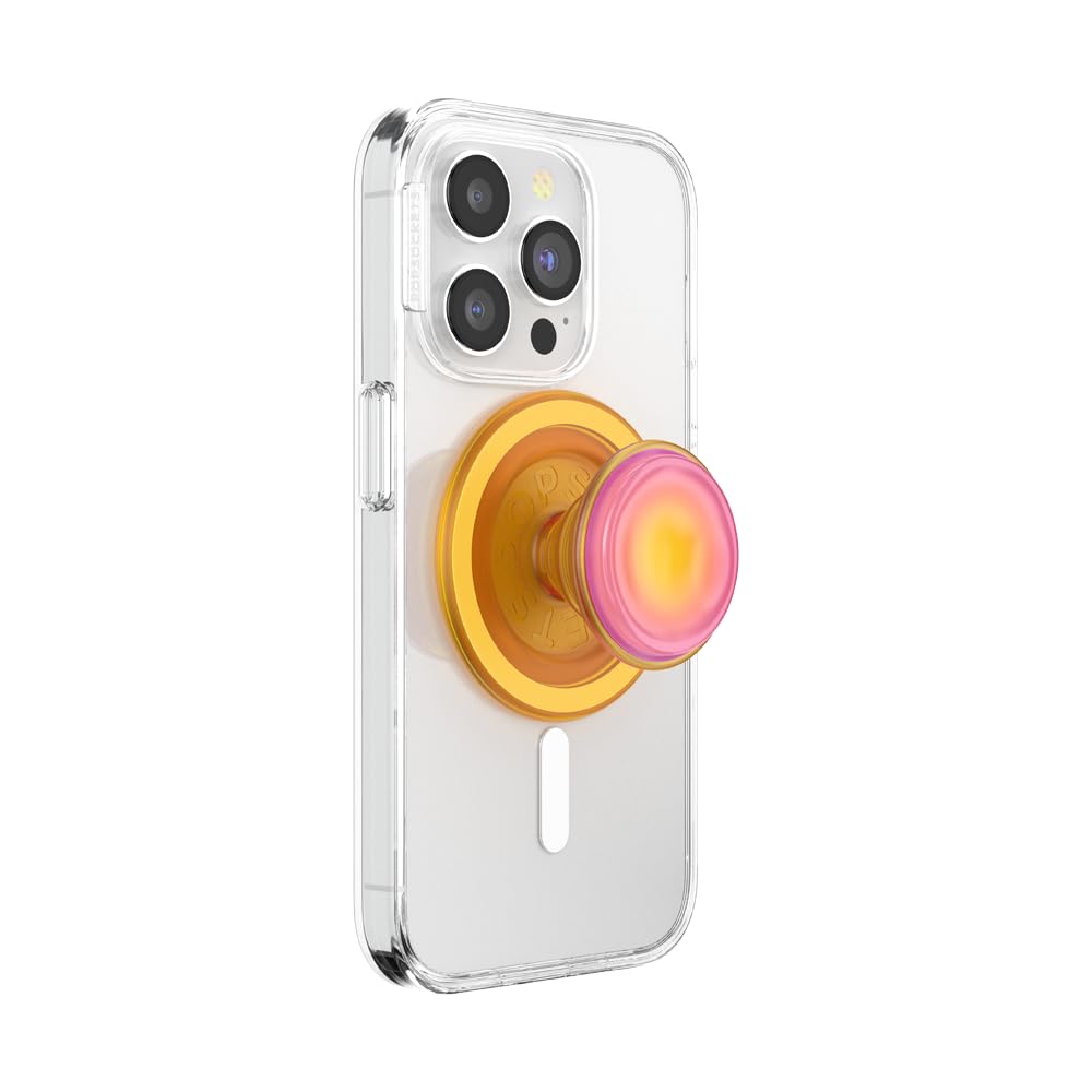 PopSockets MagSafe Grip for Phone, Holder - Solar Jelly