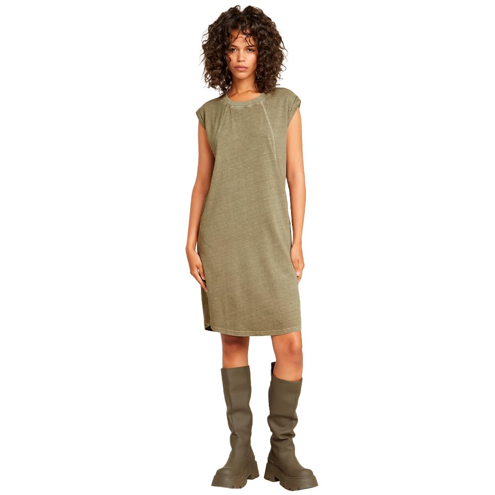 G-STAR Seam Detail Overdyed Loose Dress Casual Women's Dress