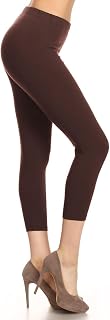 Leggings Depot Ladies High Quality Cotton Capri Pants - Ultimate Comfort for Summer