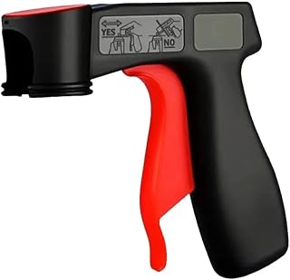 IKOPLFTEW Aerosol Spray Trigger Handle, Universal Clip-On and Off Spray Adapter, Reusable, for Paint, Adhesives, and Lubricants