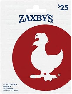 Zaxby's Physical Gift Card - $25