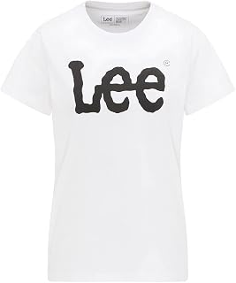 Lee - T Shirt Donna - vestibilità Regular - Logo Tee - Bianco