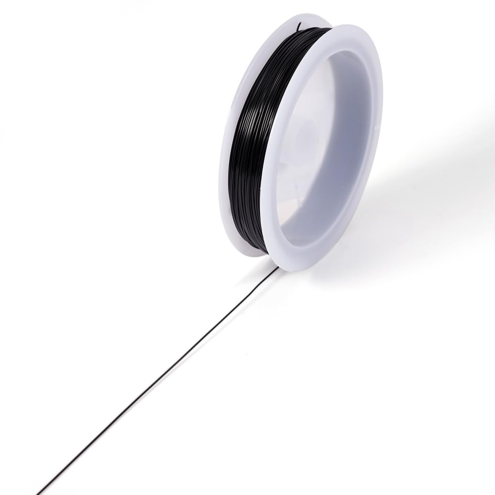 black copper wire roll for jewelry making soft round artistic wires for beading 