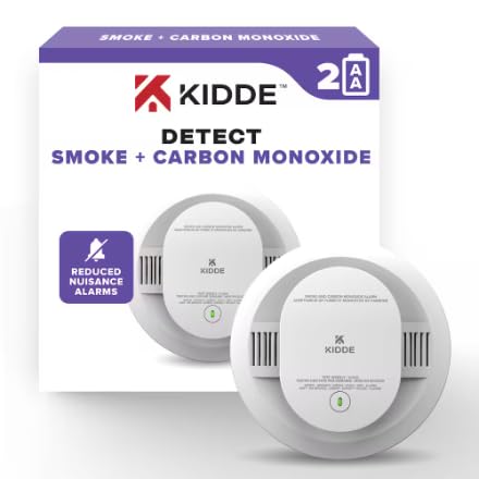Kidde DETECT AA Battery Powered Combination Smoke & Carbon Monoxide Alarm - 2103