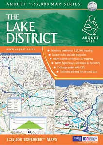 Anquet The Lake Districy 1:25000 (PC)