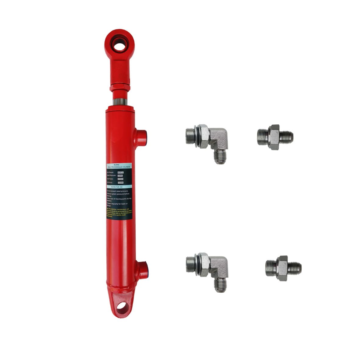 1.5" Bore Double Acting Hydraulic Cylinder, 8" Stroke Options, Welded Hydraulic 