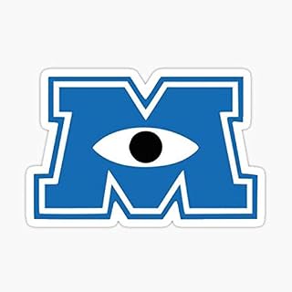 Monsters Inc Logo Sticker - Graphic for Auto, Wall, Laptop, Cell, Truck - Windows, Cars