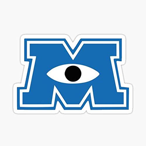 Monsters Inc Logo Sticker - Graphic for Auto, Wall, Laptop, Cell, Truck - Window