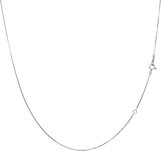 Laracristi lc97-0077-pt-05-50 Venetian Necklace Chain, Width: Approx. 0.02 inches (0.5 mm), PT850 Platinum, Length: 19.7 inches (50 cm), Weight: Approx. 0.05 oz (1.45 g)
