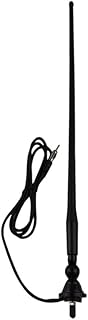 Herdio Waterproof Marine Radio Antenna Rubber Duck Dipole Flexible Mast FM AM Antenna for Boat Car ATV UTV RZR SPA
