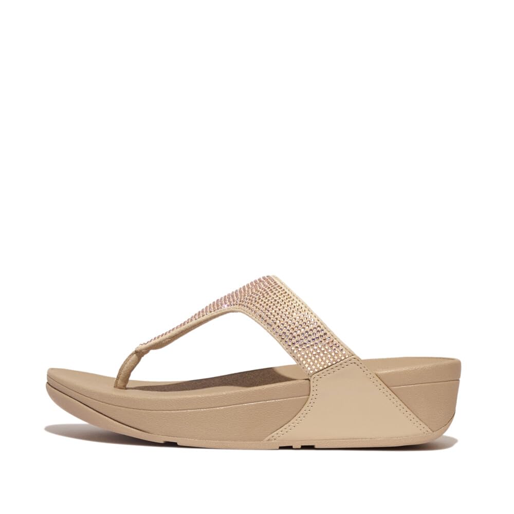 Fitflop Lulu Women's Adjustable Leather Toe Post Sandals Flip Flops