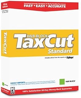 2003 TaxCut Standard Federal Filing Edition From H&r Block
