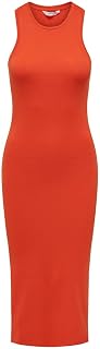 ONLY Women's Sleeveless Midi Knit Bodycon Dress