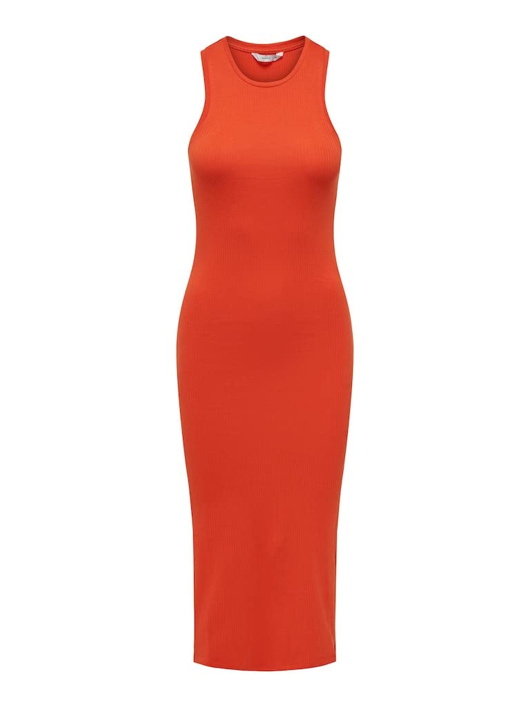 ONLY Women's Sleeveless Midi Knit Bodycon Dress