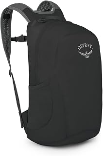 Osprey Ultralight Collapsible Stuff Pack, Black OS | travel organizer, packing cube, toiletry bag, carry on accessory, Black color, OS size