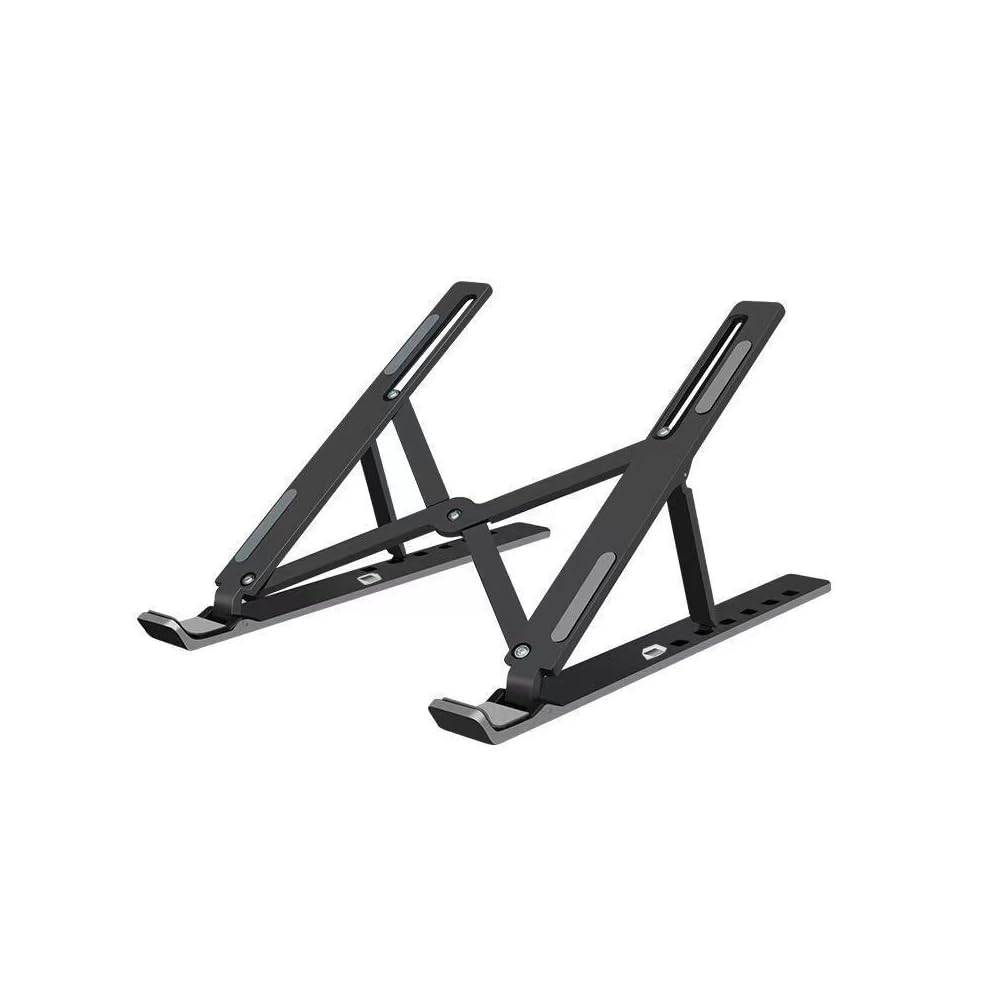 Ergonomic Adjustable Laptop Stand, Triangular Design with Upgraded Cooling and S