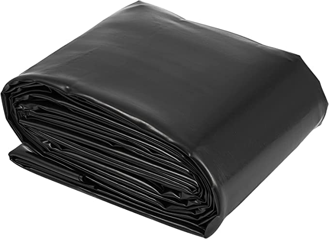 Adroiteet 10 x 15 FT Pond Liner, 20 Mil HDPE Pond Liners for Outdoor Ponds | Fis