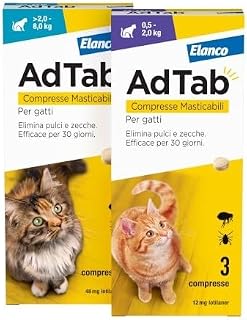 AdTab Chewable Tablets for Cats >2-8kg - 3 Tablets