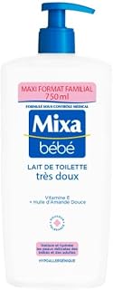 Mixa Bébé Hypoallergenic Vitamin E Sweet Almond Toilet Milk 750 ml