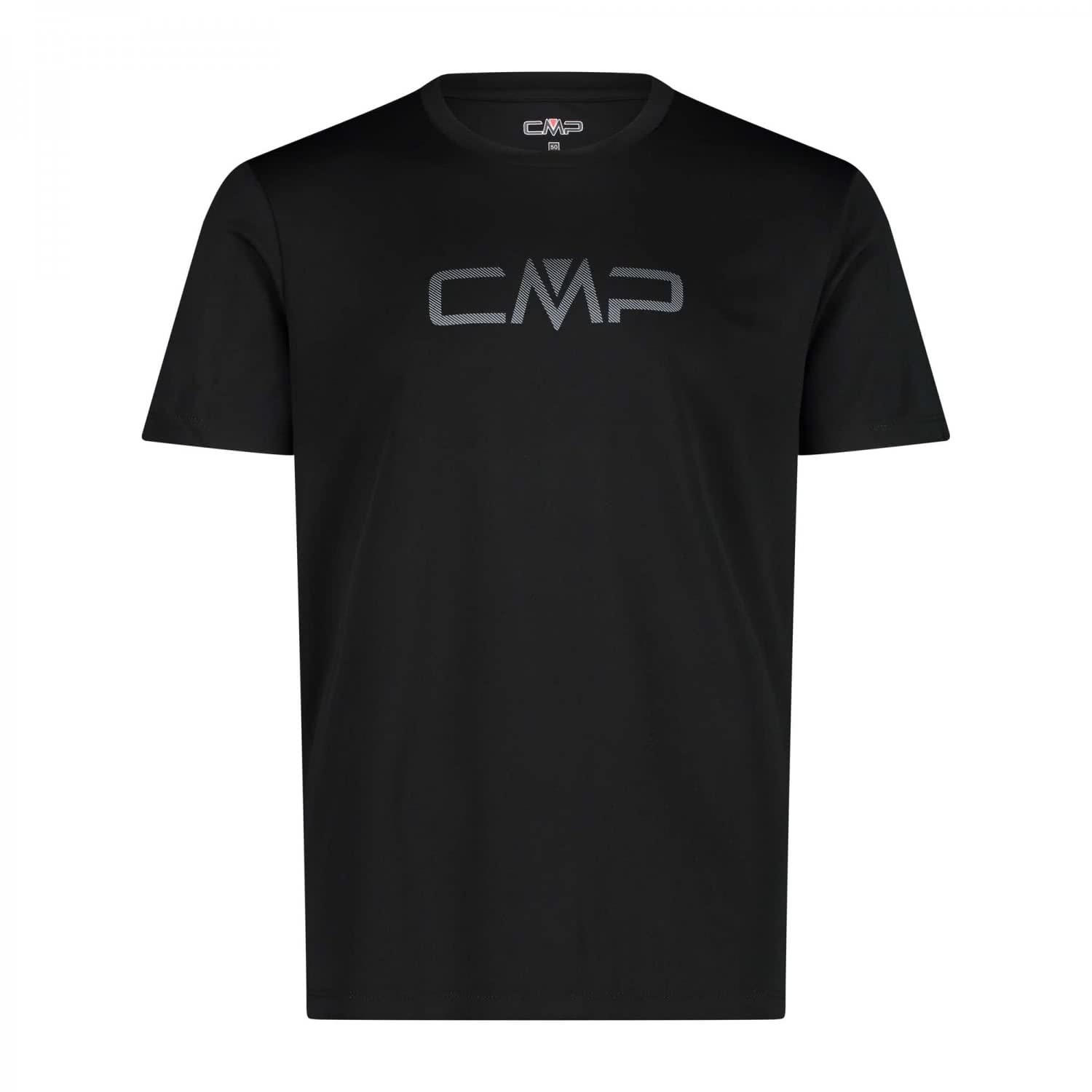 CMP - T-Shirt da Uomo, Nero, 56