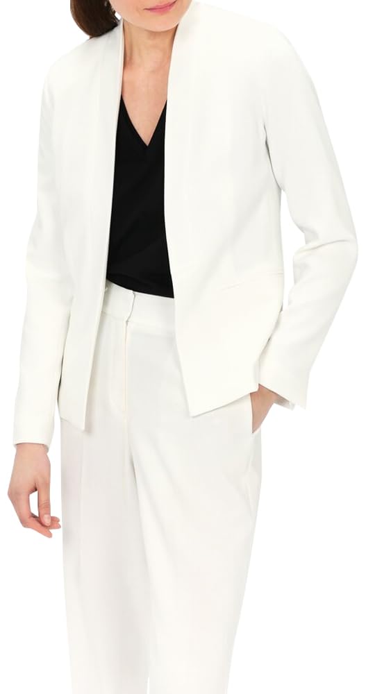 CAROLL Collarless Fitted Suit Jacket