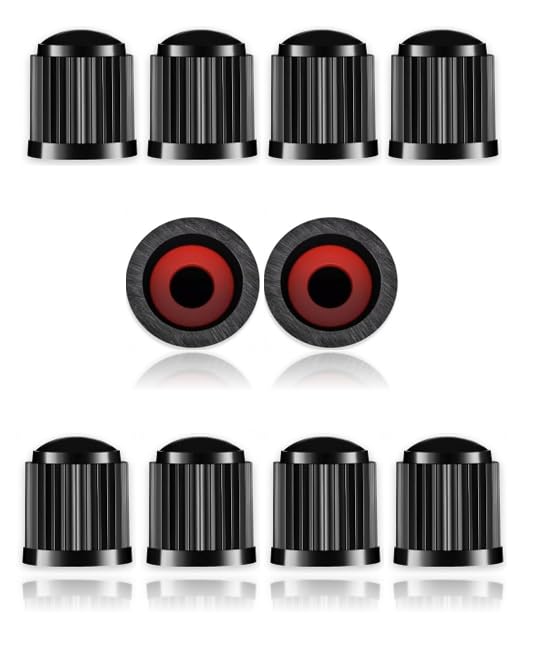 10PCS Dust Caps for Car Tyres – Tyre Valve Caps with O-Ring Seal, Universal Airt
