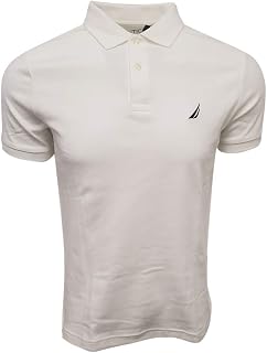 Nautica Classic Fit Short Sleeve Solid Soft Cotton Polo Shirt for Men