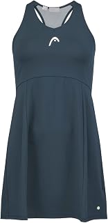 HEAD Spirit Women's Tennis Dress Dress, Pastel Green/Print, S Women's (Pack of 1)