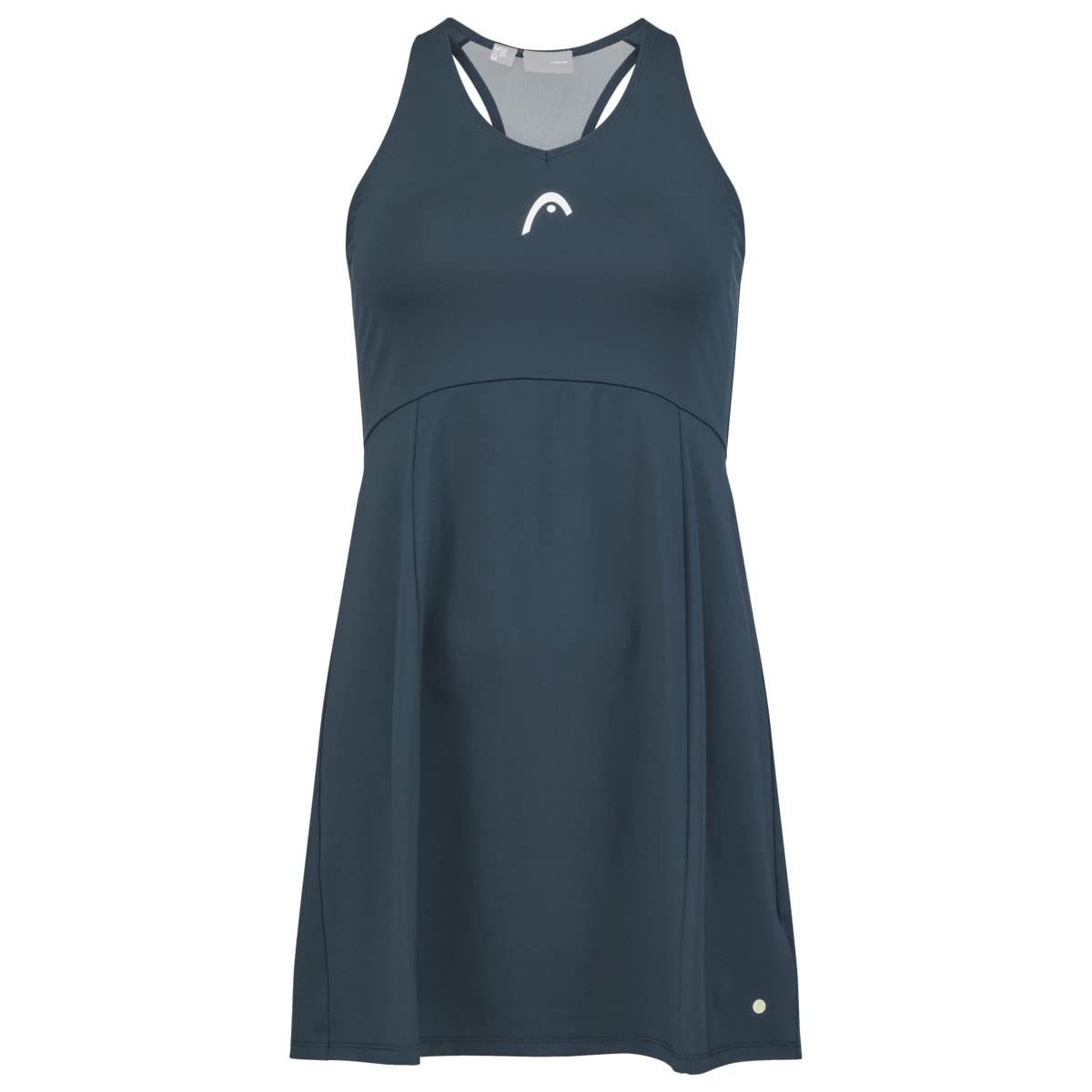 HEAD Spirit Women's Tennis Dress Dress, Pastel Green/Print, S Women's (Pack of 1