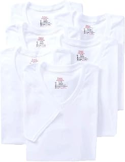 Hanes Men’s Tall 100% Cotton Crew Neck Undershirts, Tagless, Ultra Comfort, Multipack