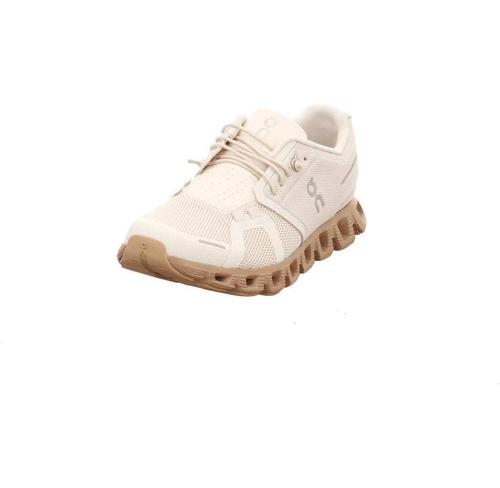 On Womens, Cloud 5 Sand/Rosebrown 7.5 Medium