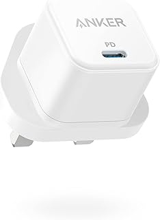 Anker 20W USB C Plug, Fast Charging PowerPort III Cube Charger | Compatible with iPhone 17/16/16 Plus/16 Pro/16 Pro Max, 15/14/13/12 Series, Galaxy, iPad (Cable Not Included)