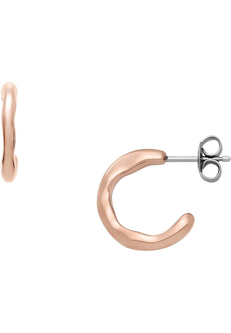 Skagen Damen Ohrringe in Roségold aus Edelstahl oder Halbedelmetall mit Ohrsteck
