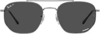 Ray-Ban RB 3707 Ruthenium/Dark Grey 54/20/140 Unisex Sunglasses