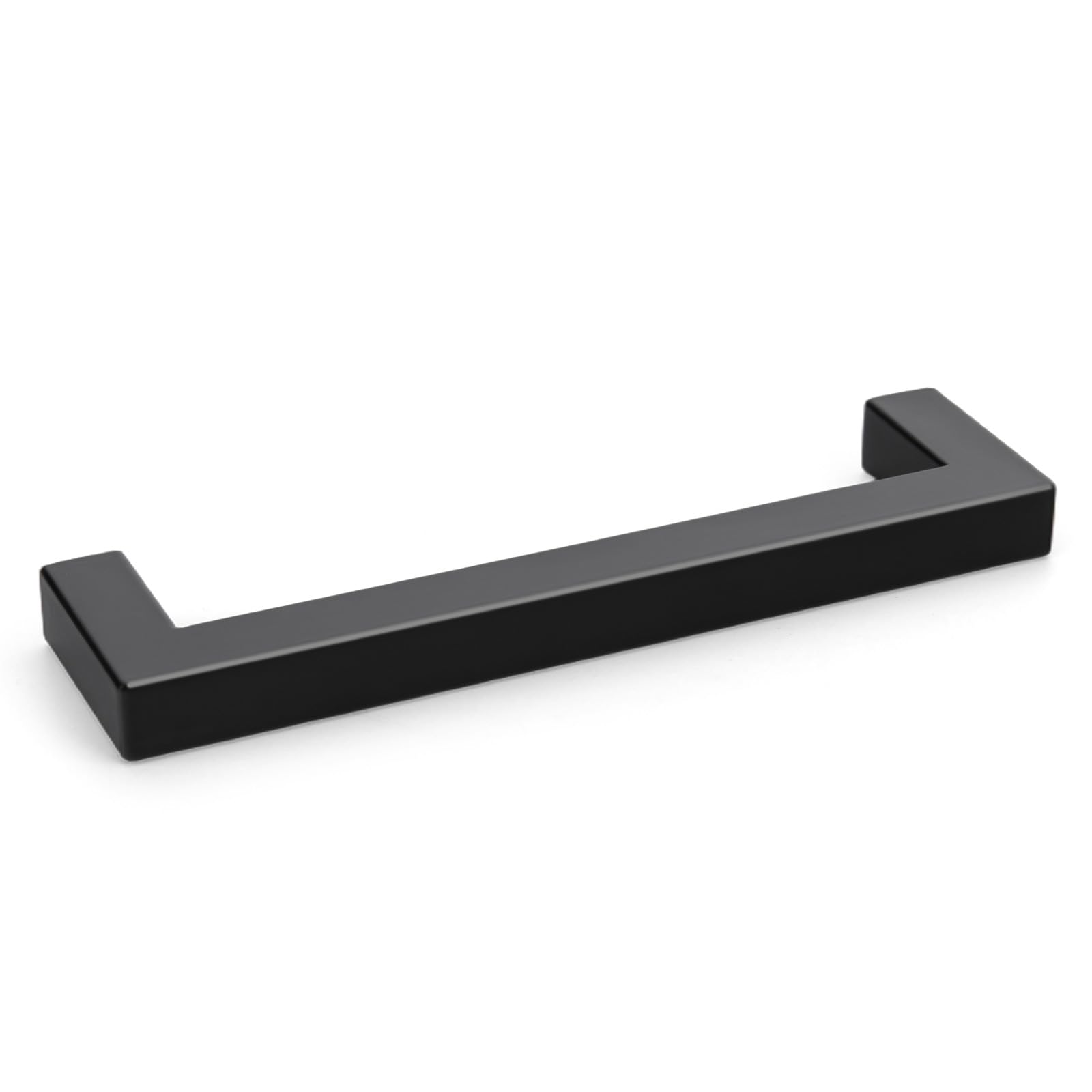 Goldenwarm 10 Pack 5 Inch Matte Black Cabinet Handles Kitchen Drawer Pulls | Sta