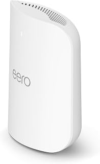 Amazon eero Pro 7 wifi router with eero Plus annual (auto-renews) - Supports internet plans up to 5 Gbps, Coverage up to 2,000 sq. ft., 1-pack