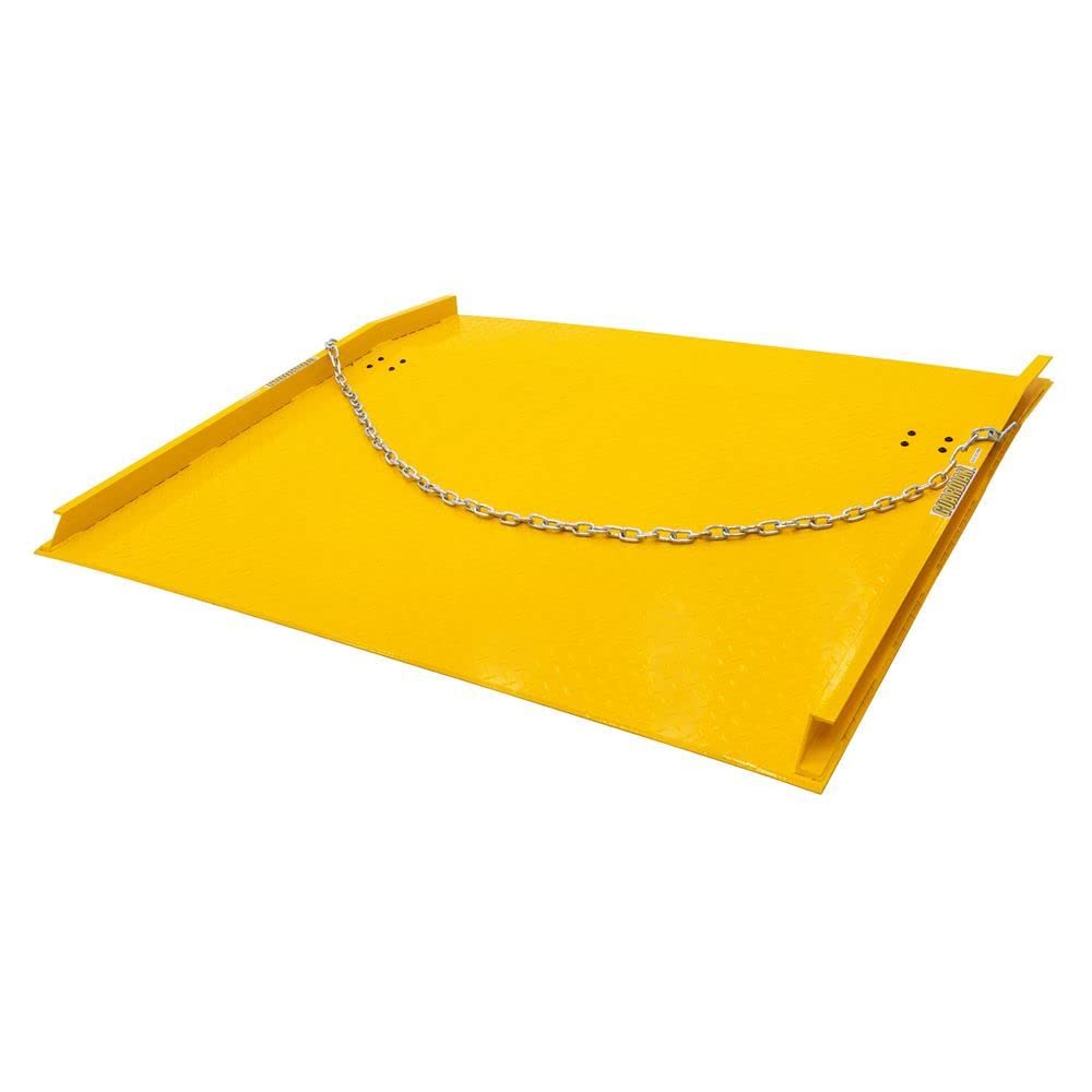 Dock Board, 60" x 72" Steel, 13,000 lb, for Forklift, up to 7" H, Guardian | Loa