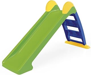 "Dolu My First Garden Slide Medium for Kids For Children From 2 Years Blue Ladder and GreenSlope Foldable for Indoor or Outdoor Use Toddler Climbing Slide Indoor Slide, Kids Outdoor Play Equipment"