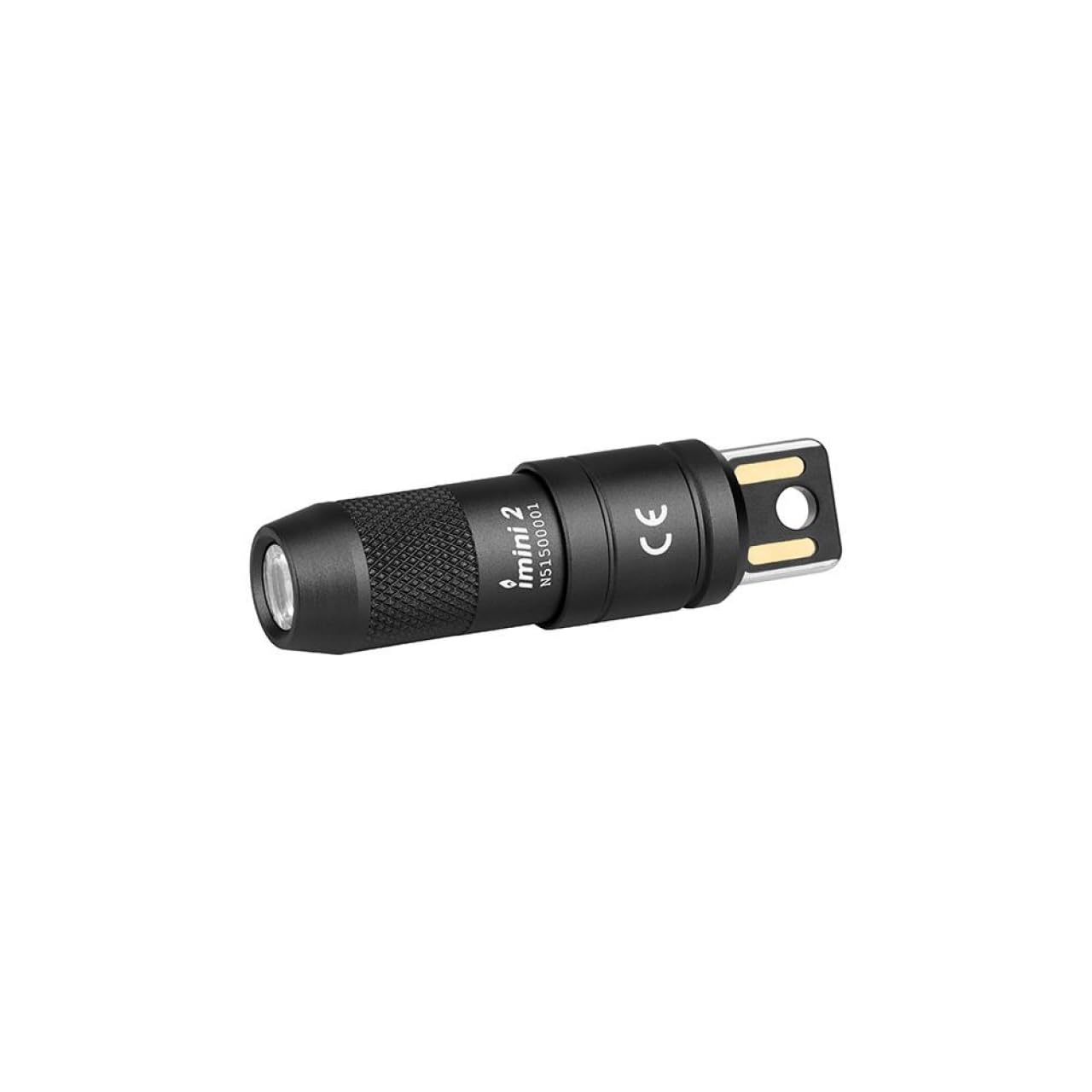 OLIGHT imini 2 Keychain Rechargeable Small EDC Torch, Black | 50 Lumens, Magneti