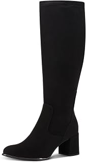 MARCO TOZZI Women's Stylish Block Heel Boots