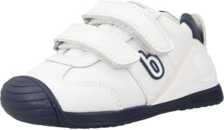Biomecanics Leather Sneakers 221001-A White, Navy Blue