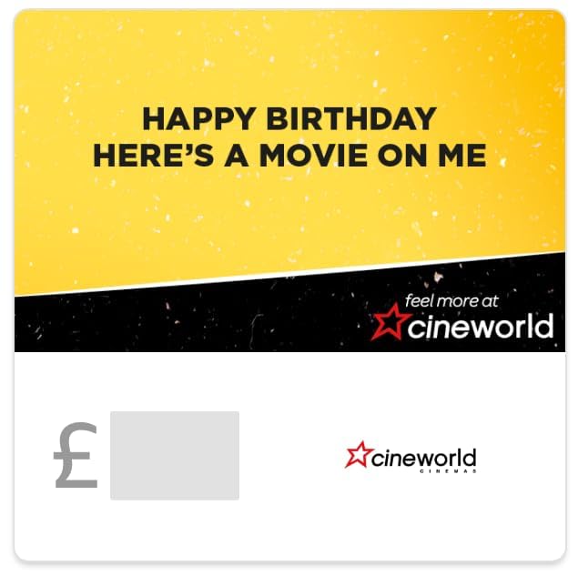 Cineworld eGift Card | For redemption in UK - Delivered by Email