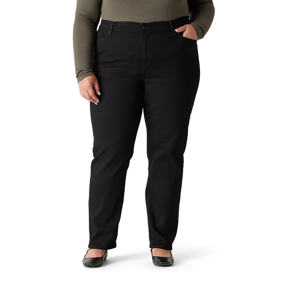 Levi Strauss Signature Gold Womens Modern Straight Jeans (Standard and Plus)