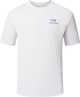 BASSDASH Men’s UPF 50+ Short Sleeve Fishing Shirts Performance Cooling UV Sun Protection Hiking T-Shirts