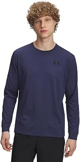 Under Armour Sportstyle Left Chest Long-Sleeve T-Shirt Crew Neck Men's Sweatshirt