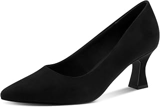 MARCO TOZZI Women's Vegan Wide Heel Pumps