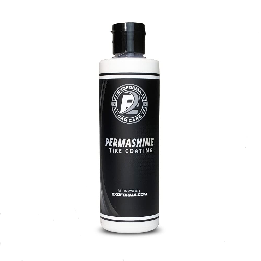 ExoForma PermaShine Tire Coating & Dressing - Extreme High Shine & Durability - 