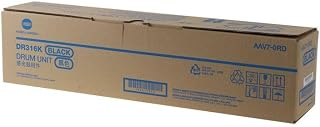 TTCopier OEM Konica Minolta DR316K AAV70RD Drum Unit, Black 170K Bizhub 300i 360i C250i C300i C360i