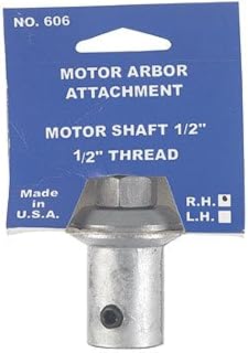 Chicago Die Cast 1/2 in. Dia. x 3 inch in. L Work Arbor 1/2 in. 1 pc. | Power Tool Accessories, Grinding Accessories, Motor Arbors And Mandrels, Grinding Attachments, Cdco 606-1/2 Series Grinding