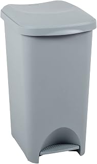 Addis Eco Made in 100% plastica Family Kitchen Pedal Bin, 40 litri, 519000ADF, riciclato grigio chiaro